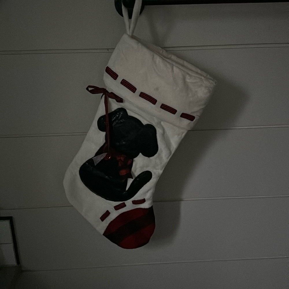 Black Labrador stocking